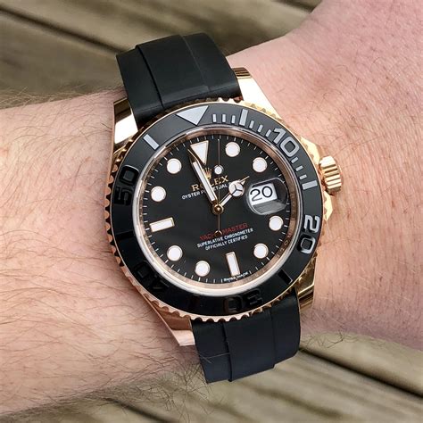 rolex yacht-master rose gold oysterflex|Rolex yachtmaster rose gold 44mm.